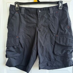 Columbia Women’s Hiking Cargo Shorts | Size 10  | Black Outdoor Adventure